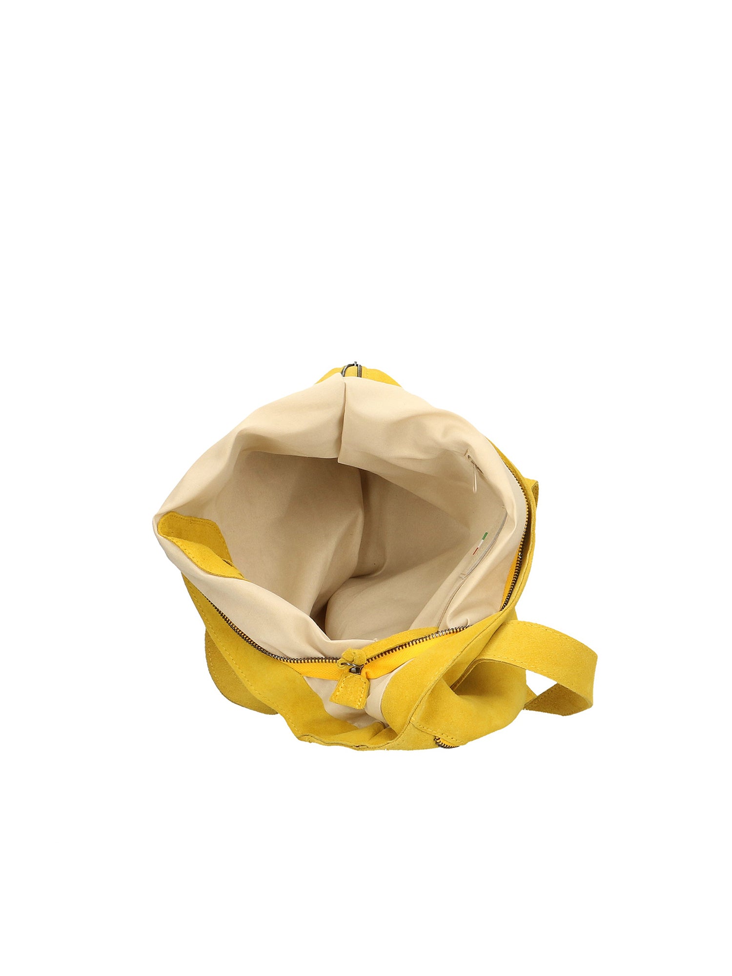Papillon Borsa a spalla da donna Vera pelle 8620-GIALLO YELLOW Gave Lux