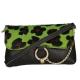 Safira Borsa a mano da donna Vera pelle 04760-LEO G VERDE Gave Lux