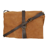 Benedetta Borsa a tracolla da donna Pelle Scamosciata 10011-MARRONE Gave Lux