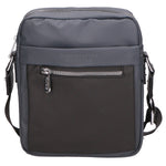 Borsa a tracolla uomo 100% PU Leather PCL3015-GREY-BLACK Northampton Polo Club