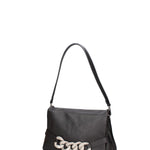 Borsa a spalla da donna 100% vera pelle JR-W-1160M-DO-BLACK + GOLD John Richmond