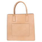 Giulia Borsa a mano da donna Vera pelle effetto cocco 468W-LU81 SABBIA Viola Castellani