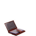 Portafoglio uomo in vera pelle Casual IN-1065-T.MORO Sergio Valentini