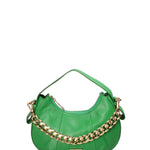Borsa a spalla da donna Vera pelle JR-W-1167MNA-EMERALD GREEN-GOLD John Richmond