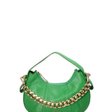 Borsa a spalla da donna Vera pelle JR-W-1167MNA-EMERALD GREEN-GOLD John Richmond