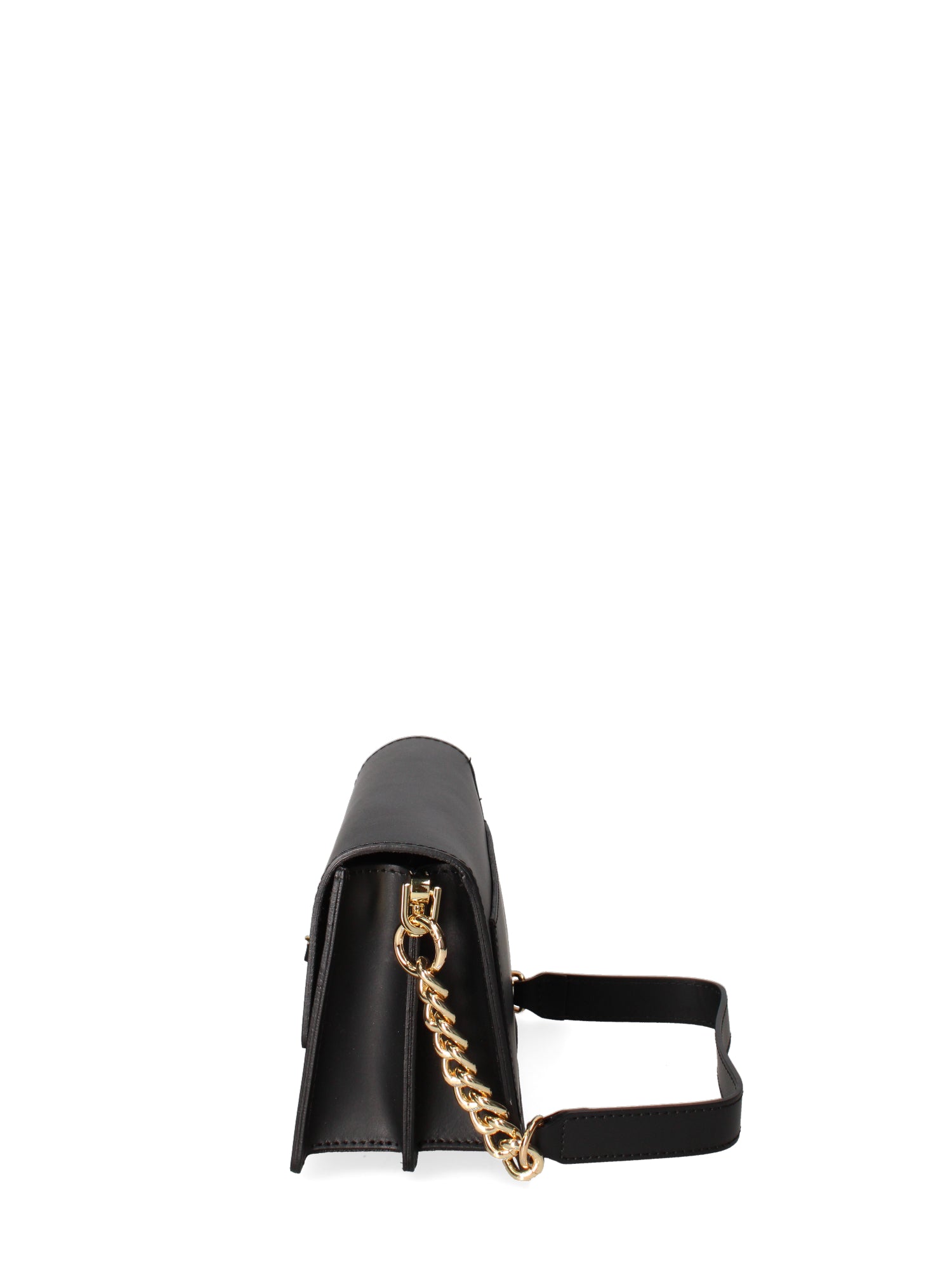 Borsa a tracolla da donna Vera pelle ruga JR-W-1155RU-BLACK-GOLD John Richmond