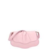 Borsa a spalla da donna Vera pelle 07152-D56 PINK Viola Castellani