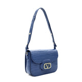 HERA Borsa a tracolla da donna Ecopelle VC-209-BLU NAVY 19V69 Italia