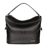 Tivoli Borsa a spalla da donna 100% poliuretano B15012GR-NERO Braccialini