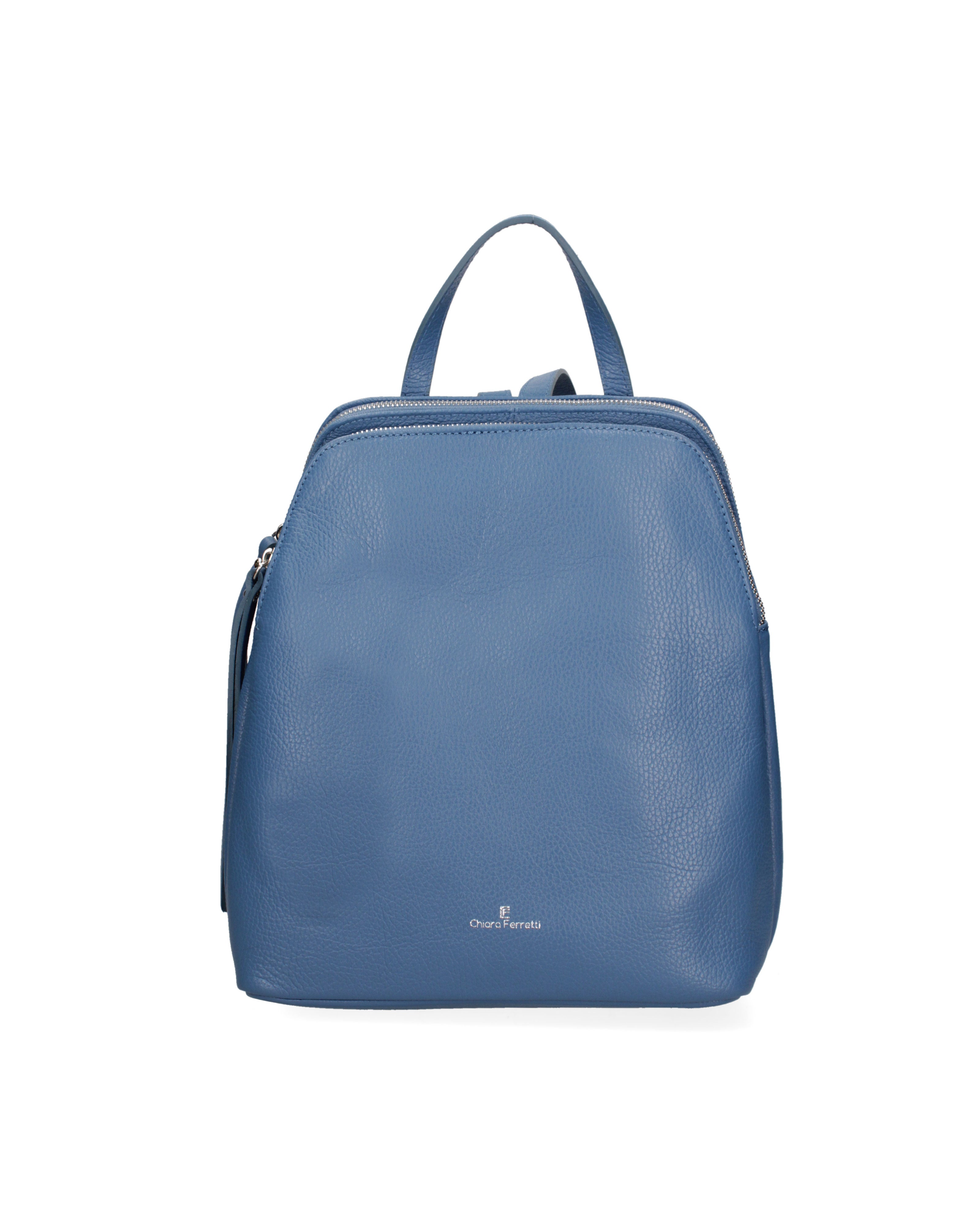 Seraphina Ultra 7925-D524 ROYAL BLU Zaino da donna in vera pelle Chiara Ferretti