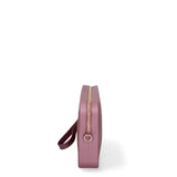 Borsa a tracolla da donna 100% Pvc FLAT-FLOWE-DARK MAUVE - LIGHT GOLD Marc Ellis