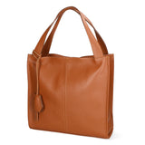 Seraphina Ultra Borsa a spalla da donna Vera pelle 3311-D17 CUOIO SCURO DARK COGNAC Gave Lux