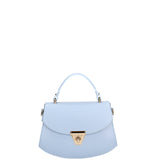 Borsa a mano da donna 100% vera pelle 07202-P 631 CIELO Roberta Rossi