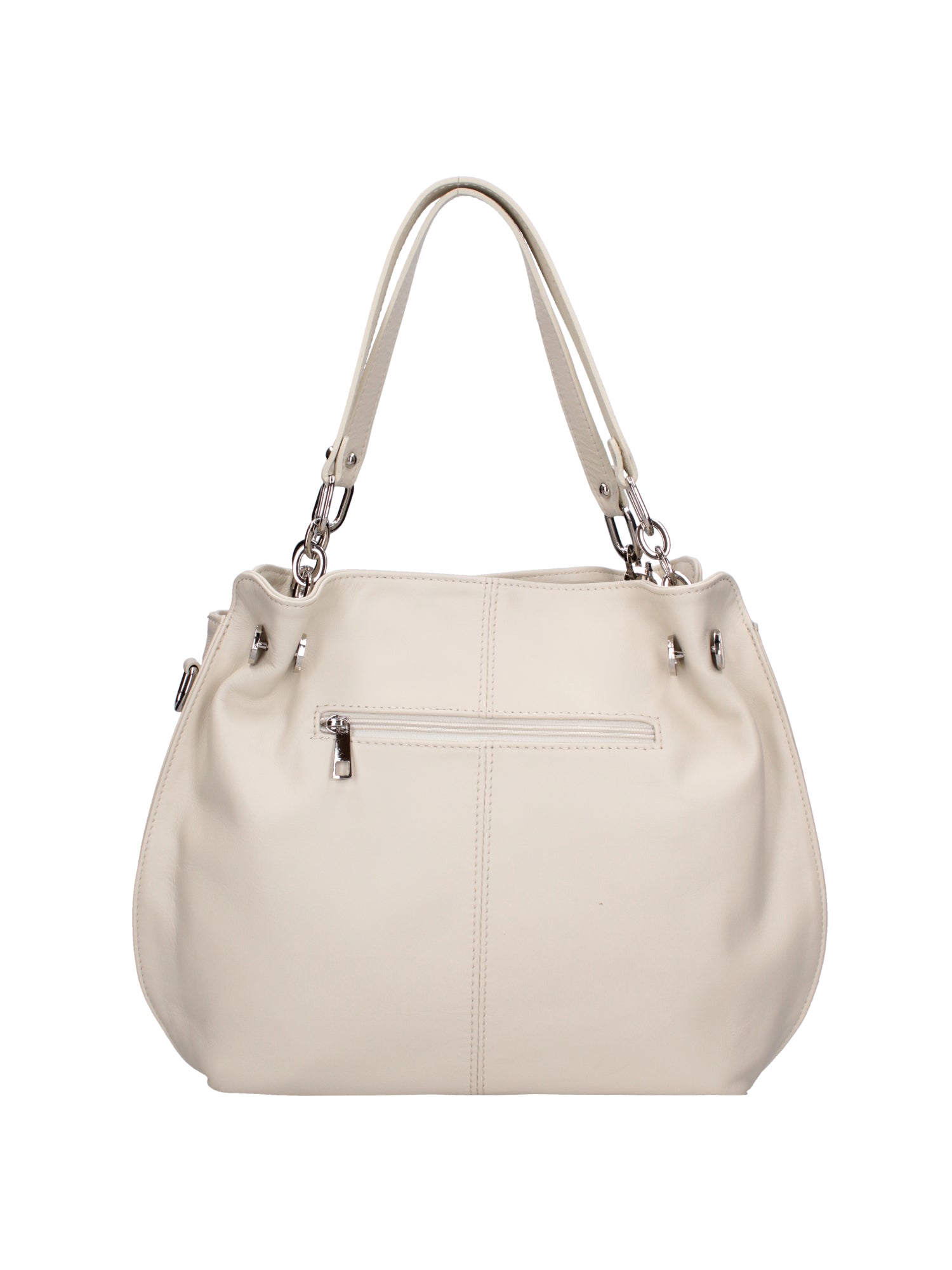Ereba Borsa a mano da donna Made in Italy 100% pelle 3305-S37 LATTE Gave Lux