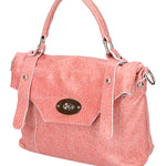 Floresta Borsa a mano da donna Vera Pelle 1158-CORALLO Gave Lux