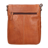 Borsa a tracolla unisex vera pelle Made in Italy SN5862347-TAN Santini Firenze