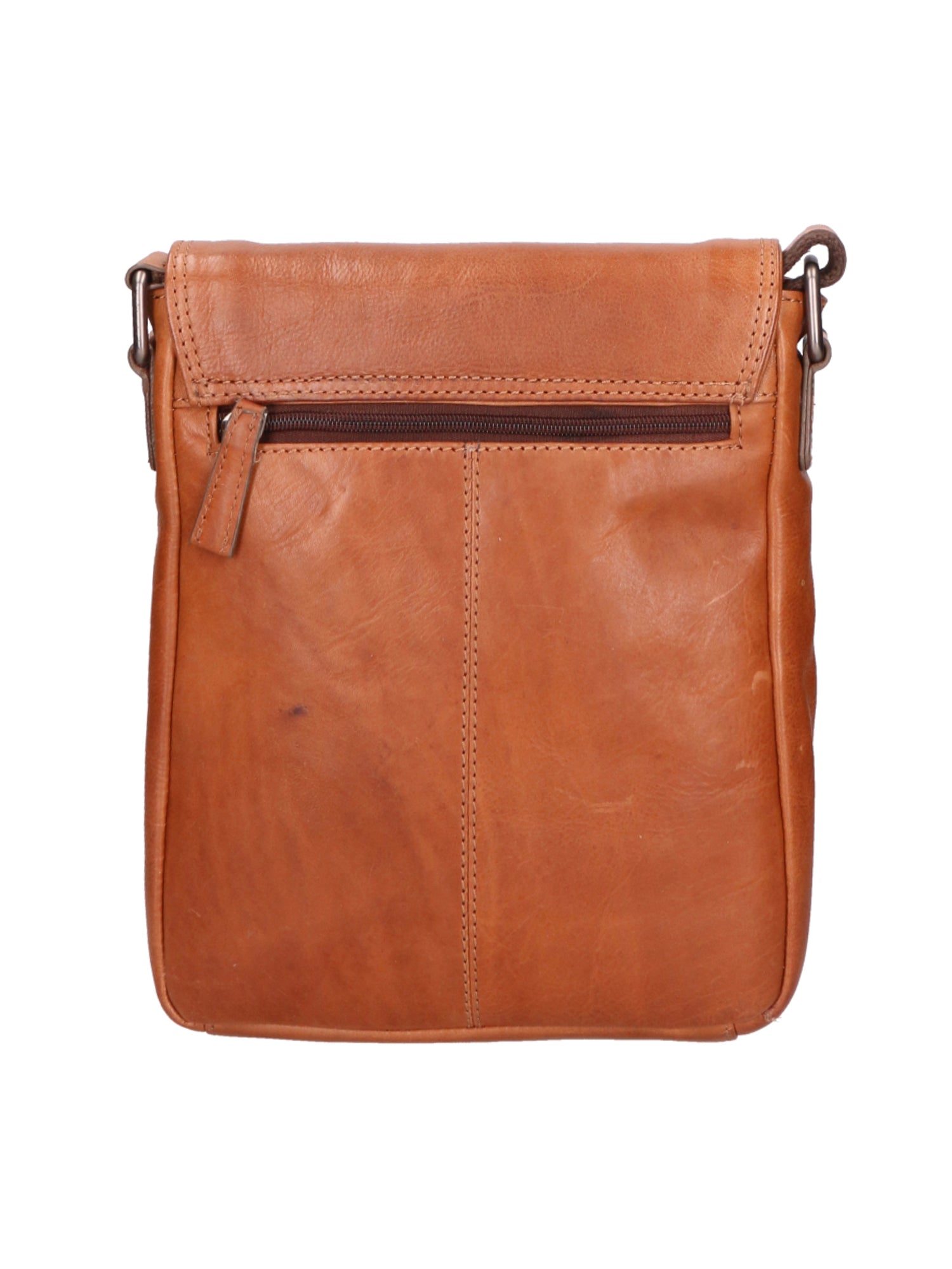 Borsa a tracolla unisex vera pelle Made in Italy SN5862347-TAN Santini Firenze