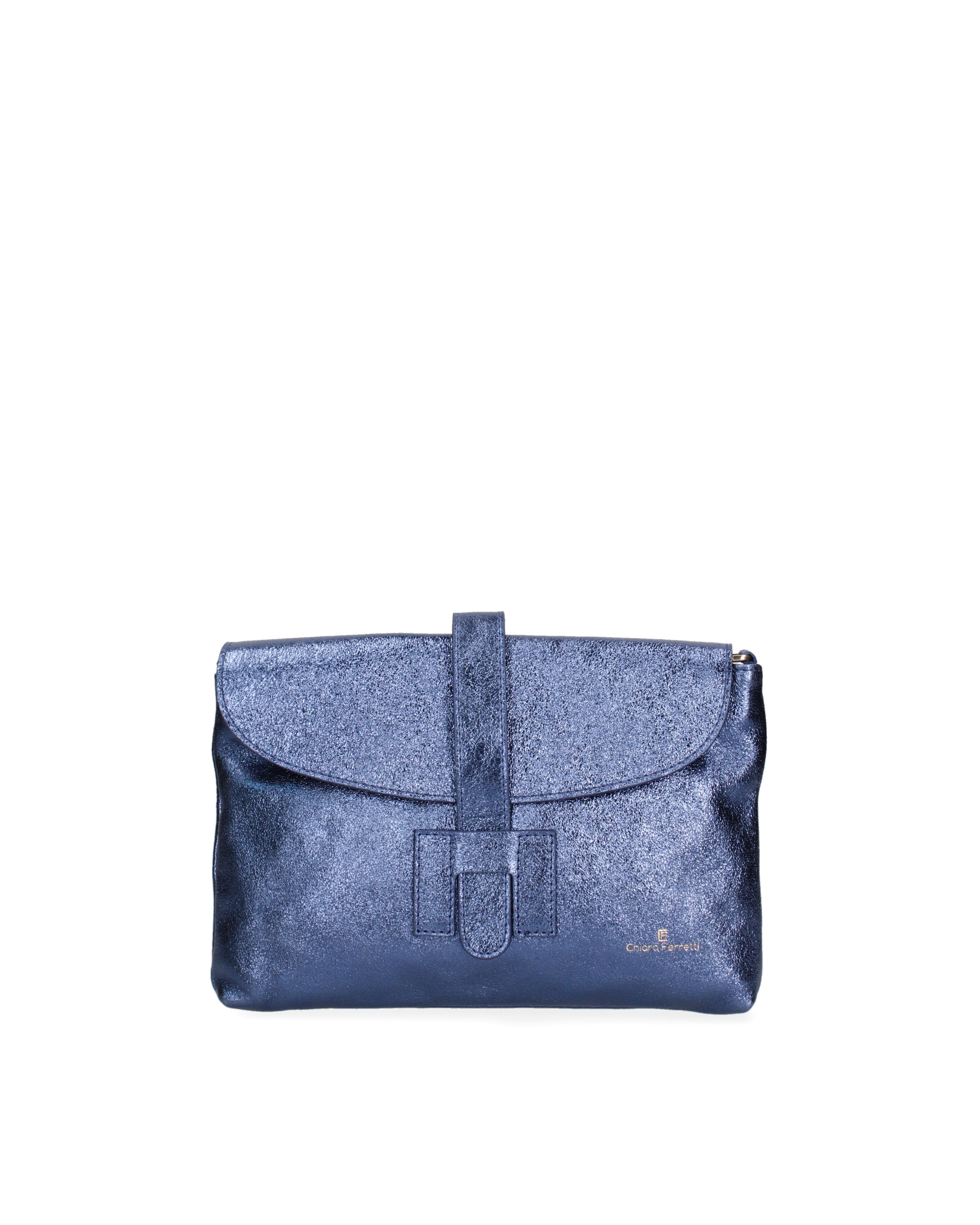 Lumina Lux Pochette da donna Vera Pelle 7163-L039 BLU Chiara Ferretti