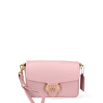 Borsa a tracolla da donna 100% PVC FLAT-BUBLE-OLD ROSE - GOLD Marc Ellis