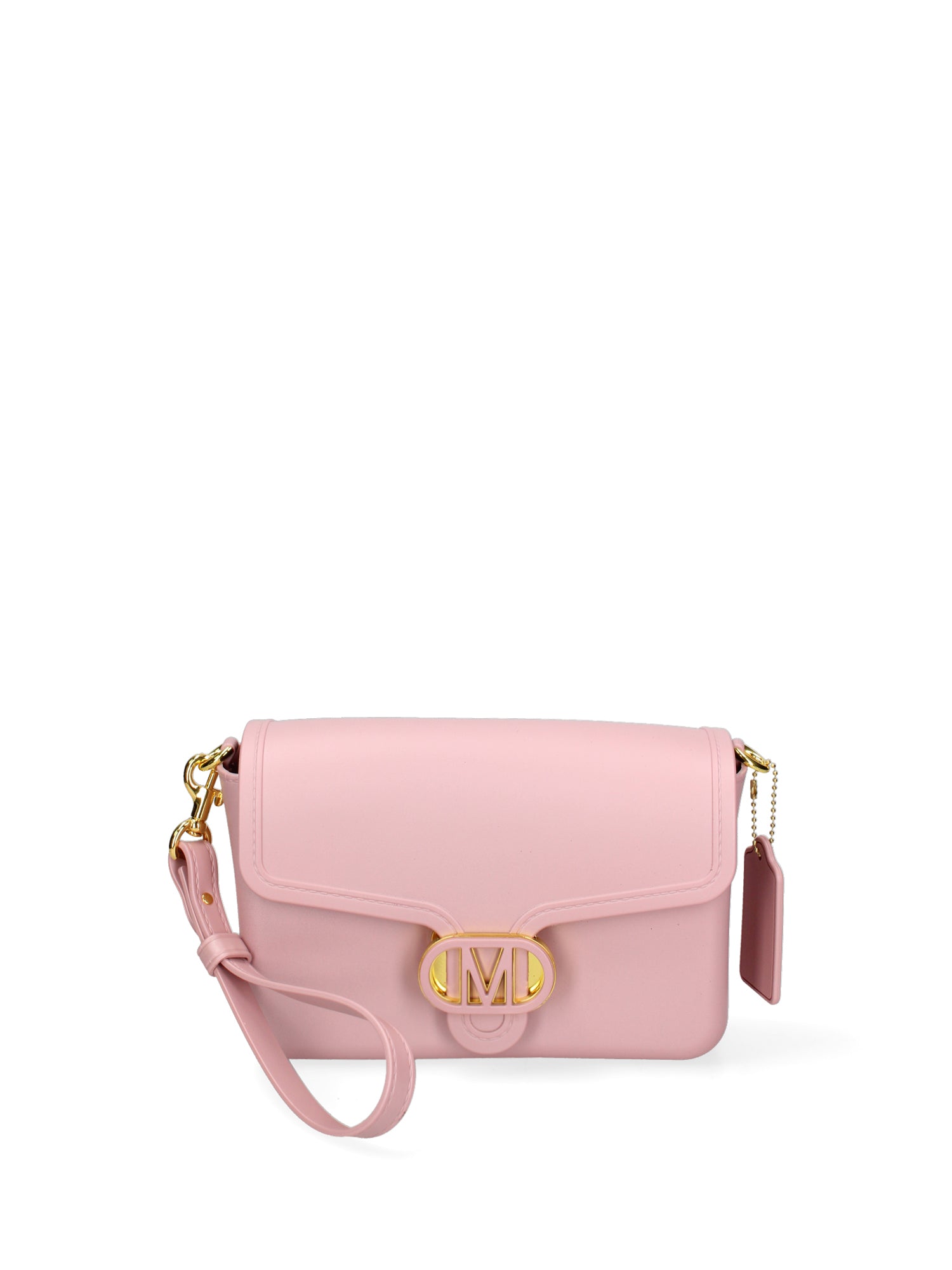 Borsa a tracolla da donna 100% PVC FLAT-BUBLE-OLD ROSE - GOLD Marc Ellis