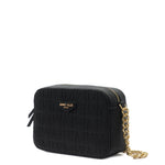 Borsa a tracolla da donna 100% poliuretano FANNIE-NY-BLACK-GOLD Marc Ellis