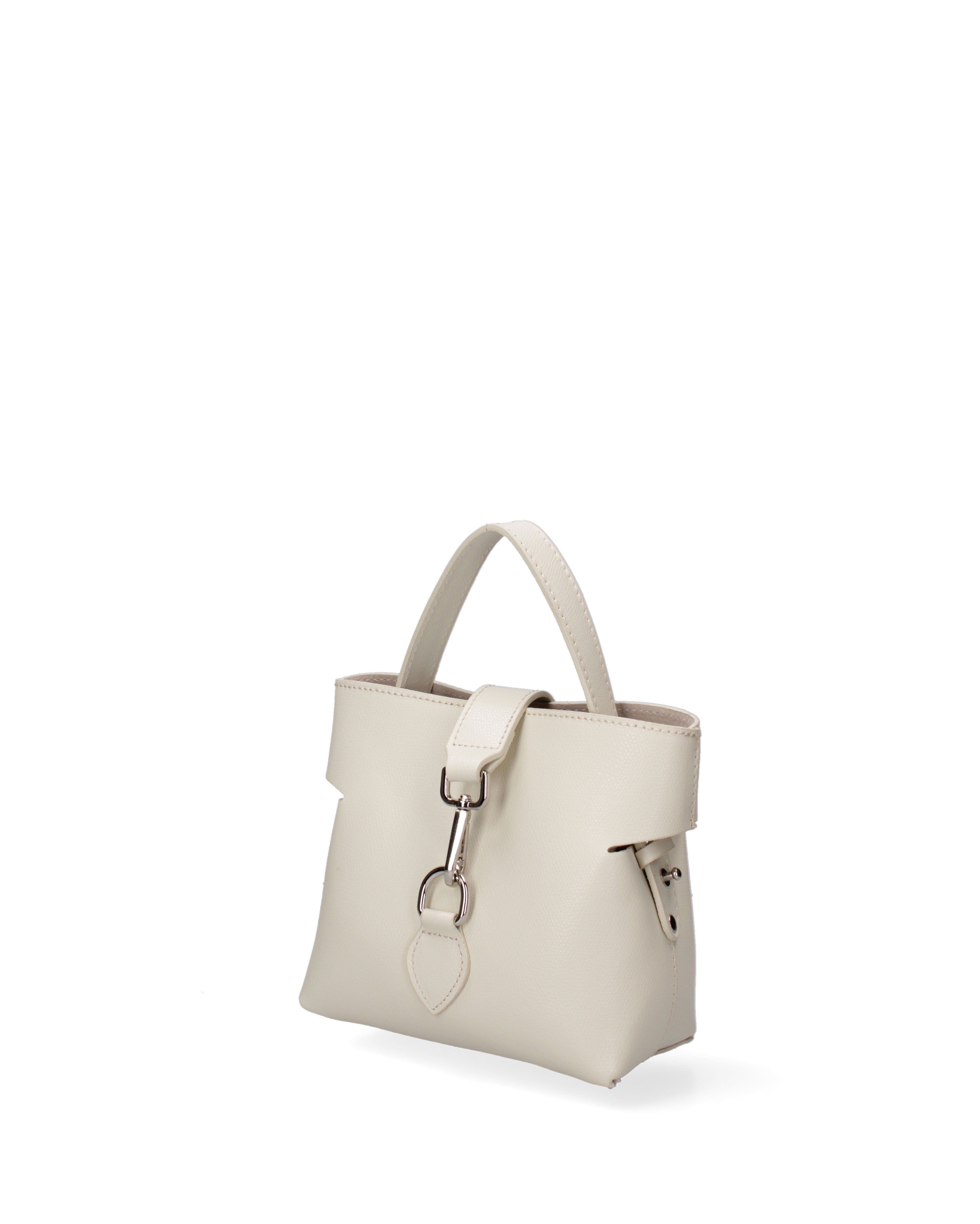 Modena Borsa a mano da donna Vera pelle 07380-PL37 LATTE Gave Lux