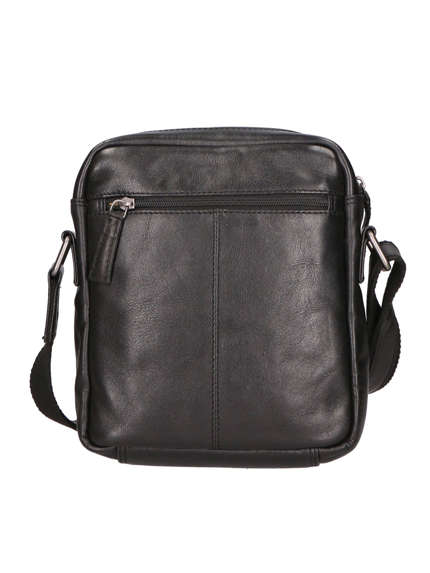 Borsa a tracolla unisex vera pelle Made in Italy SN5862847-BLACK Santini Firenze