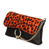 Safira Borsa a mano da donna Vera pelle 04760-LEO P ARANCIONE Gave Lux