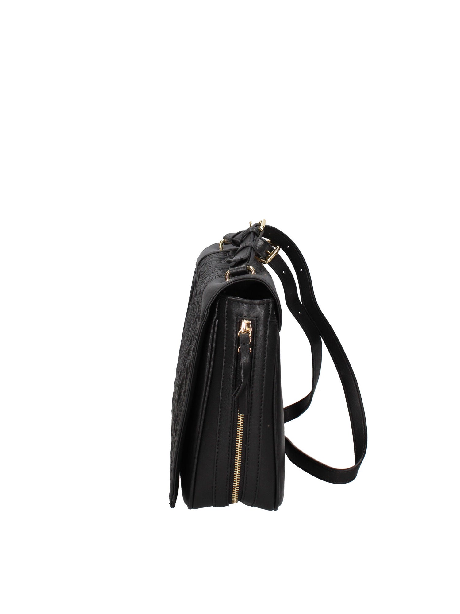 Idalia Elite Borsa a tracolla da donna 100% poliuretano B16891GR-NERO Braccialini