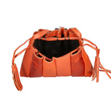 Elysia Borsa a spalla da donna Vera pelle 552043-ARANCIO ORANGE Gave Lux