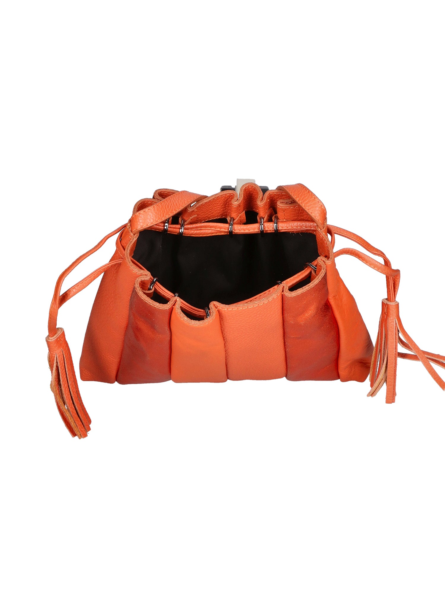 Elysia Borsa a spalla da donna Vera pelle 552043-ARANCIO ORANGE Gave Lux