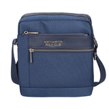 Borsa a tracolla uomo Pelle PU Vegan PCL3067-BLU Northampton Polo Club