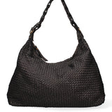 Asteria Borsa a spalla da donna Vera pelle 7799-NERO Gave Lux
