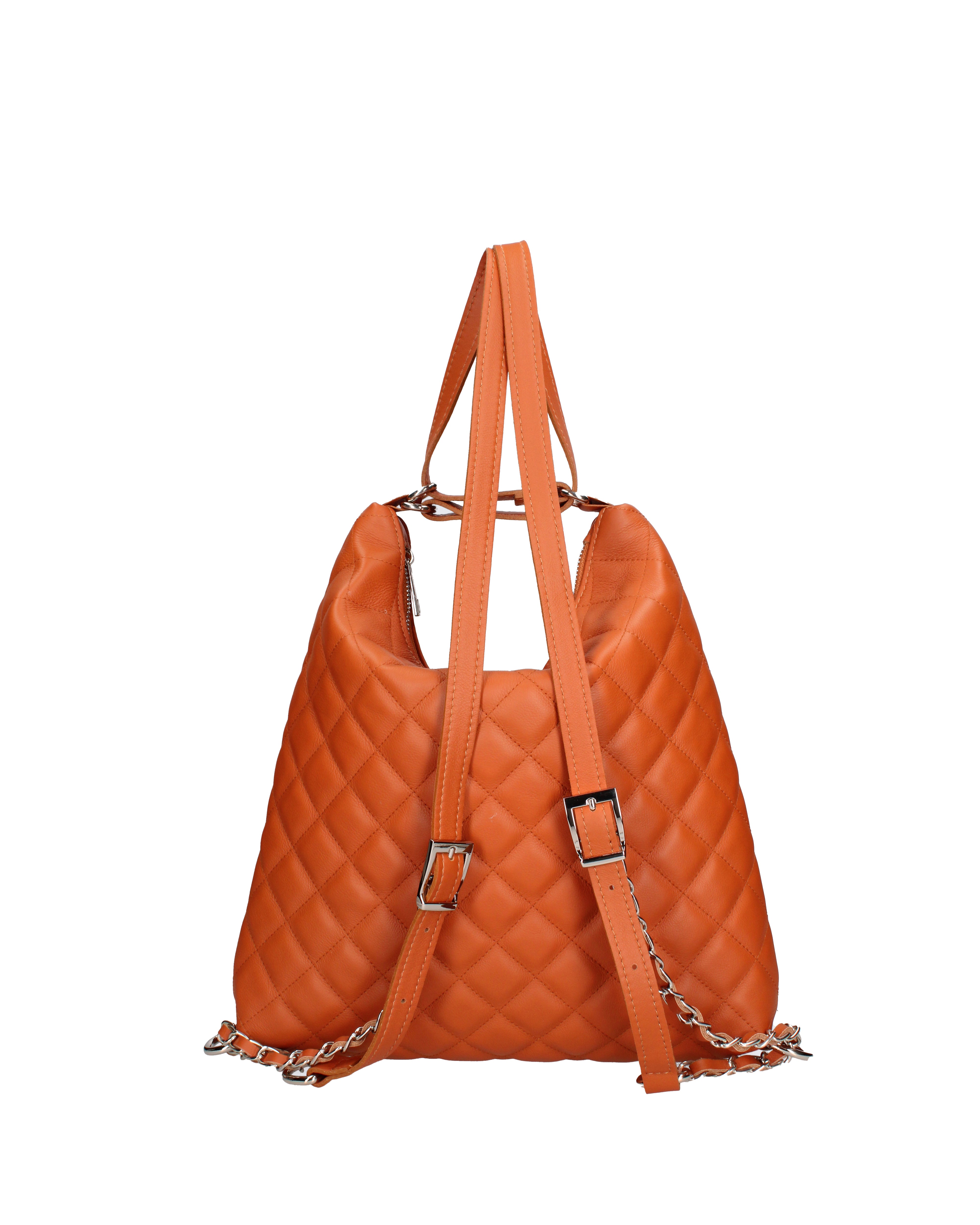 Borsa a spalla convertibile in zaino Vera pelle 07144-S44 CUOIO Roberta Rossi
