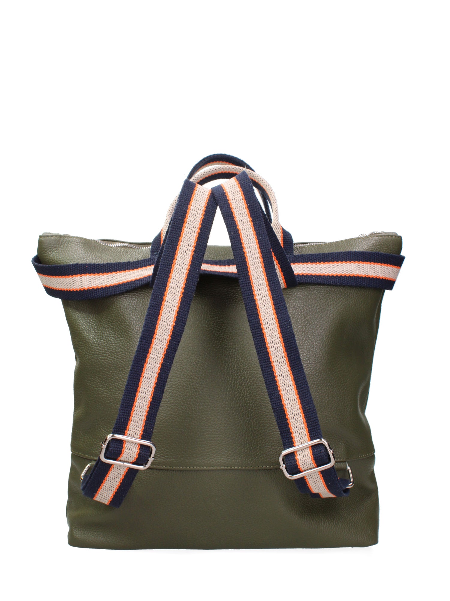Varese Borsa a mano da donna Vera pelle 689746-D74 OLIVA - BLU Gave Lux