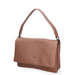 Borsa a spalla da donna Ecopelle vegana 637-1-TAUPE Diana&co