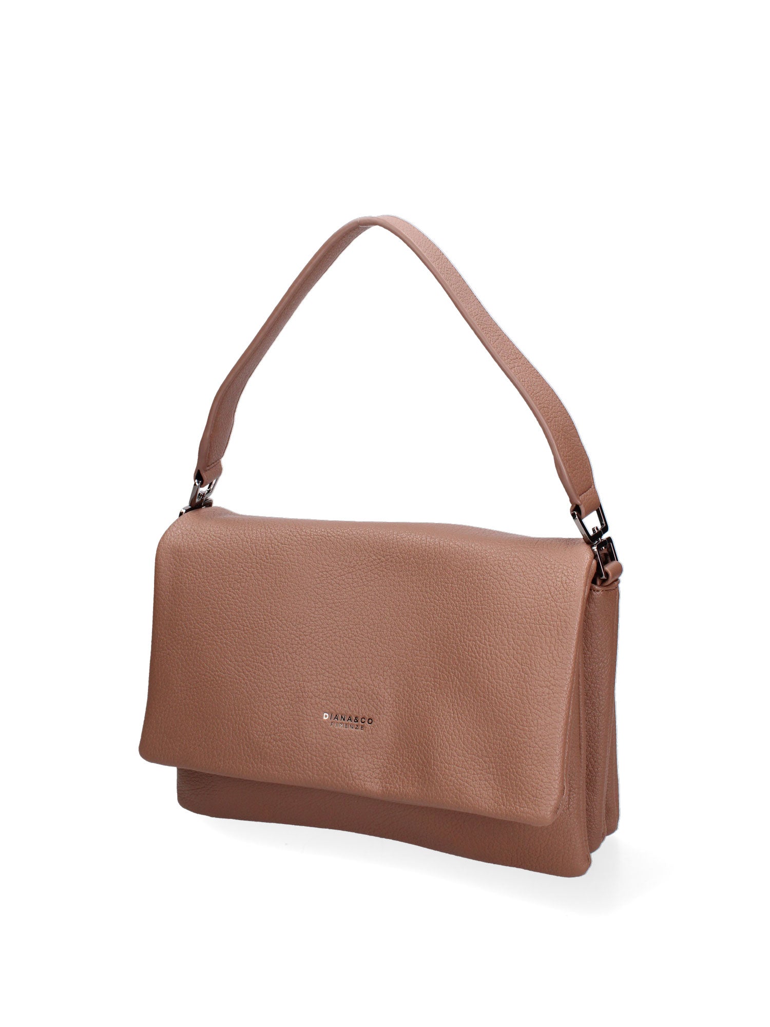 Borsa a spalla da donna Ecopelle vegana 637-1-TAUPE Diana&co