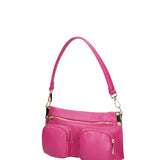 Borsa a spalla da donna Vera pelle 07147-D02 FUXIA Roberta Rossi