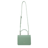Borsa a mano da donna 100% pelle vegana PU 722-3PT-JADE GREEN Diana&co
