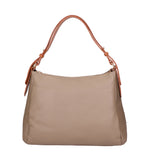 Vladimira Borsa a spalla da donna Vera pelle 06675-D40 TAUPE +D17 CUOIO Gave Lux