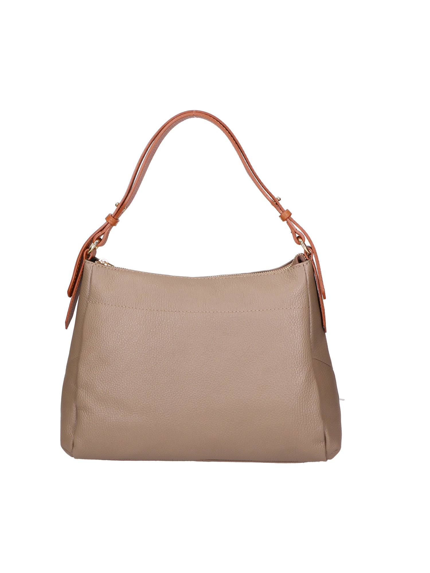 Vladimira Borsa a spalla da donna Vera pelle 06675-D40 TAUPE +D17 CUOIO Gave Lux