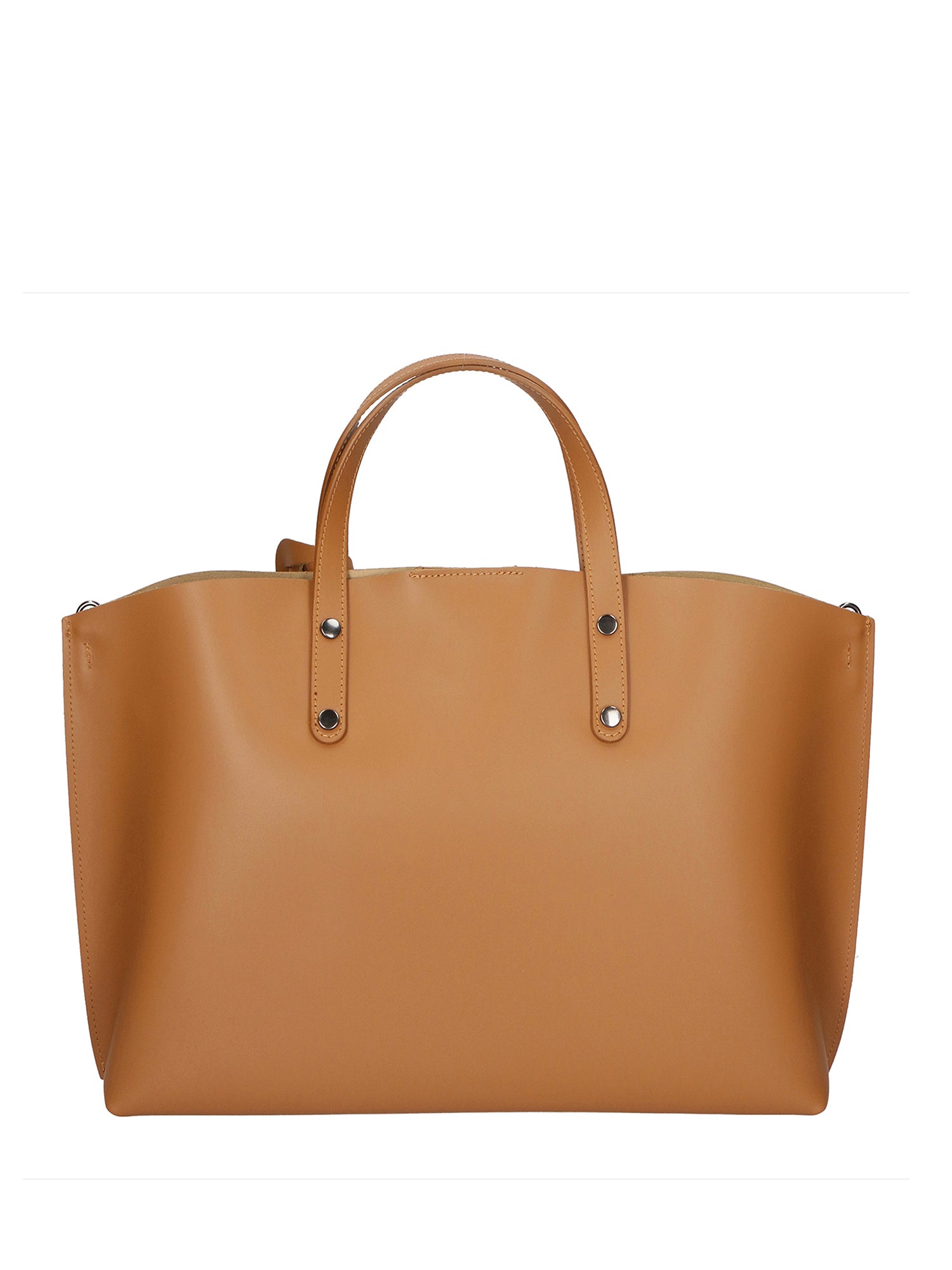 Lumena Borsa a mano da donna Vera pelle 2094-L128 CUOIO Gave Lux
