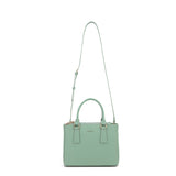 Borsa a mano da donna 100% pelle vegana PU 720-2PT-JADE GREEN Diana&co