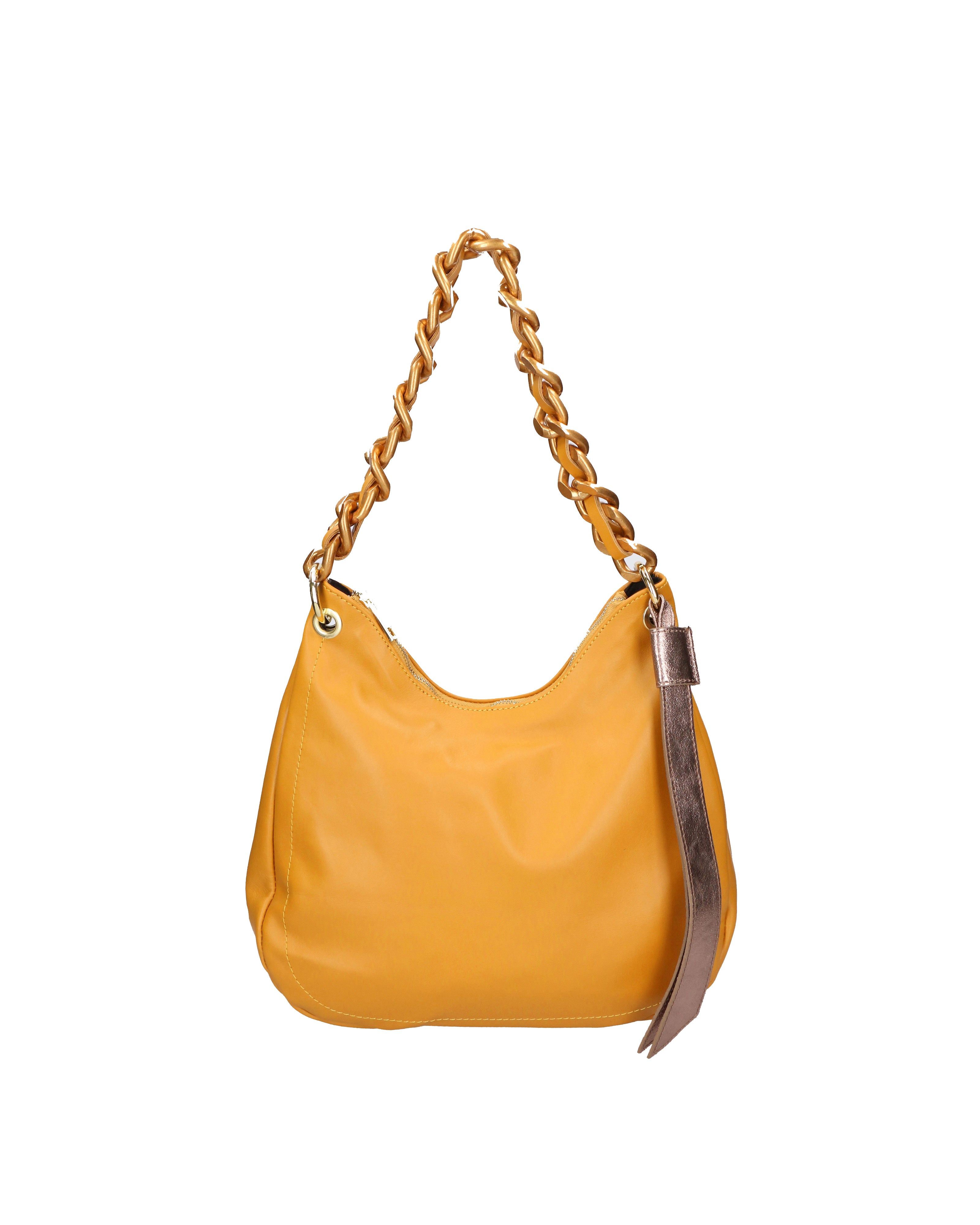 Artemisia Borsa a spalla da donna Vera pelle 05462-S36 SENAPE+L005 BRONZO Gave Lux
