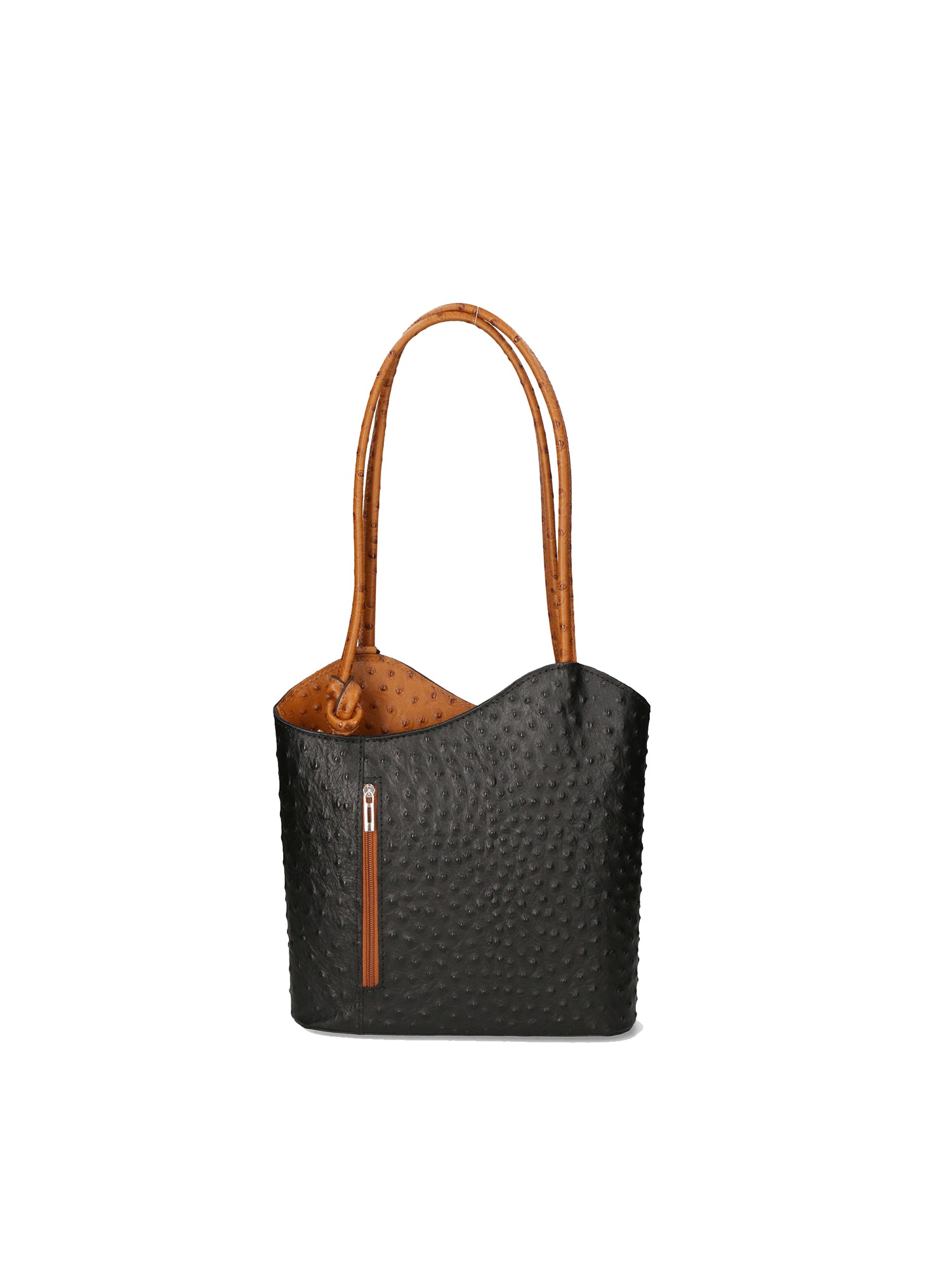 Chanel 3005-20 NERO 06 CUOIO Zaino da donna in vera pelle Gave Lux