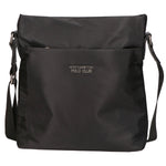 Borsa a tracolla uomo 100% pelle PU PCL3159-BLACK Northampton Polo Club