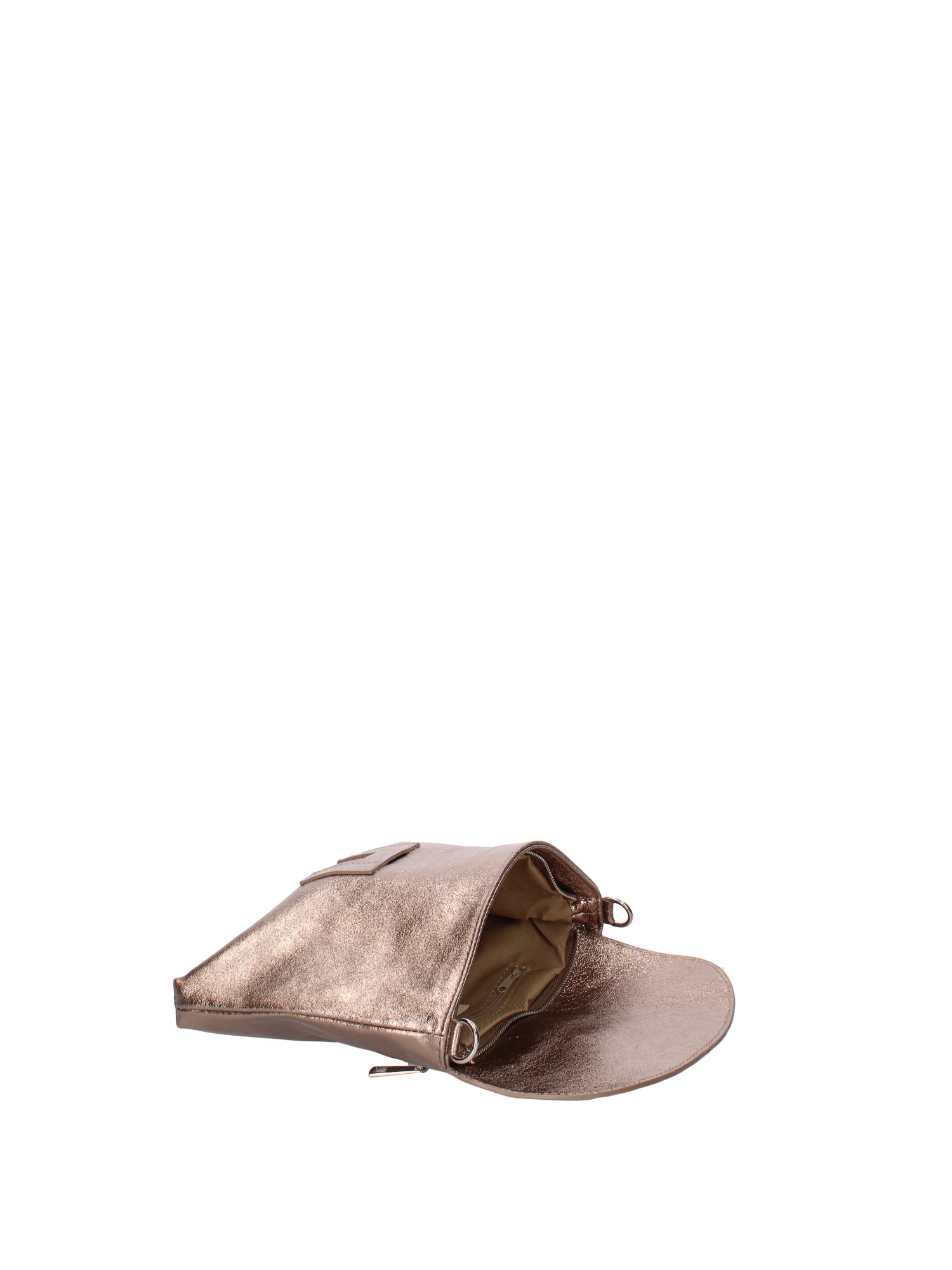 Borsa a mano da donna Vera pelle 07163-L005 BRONZO Viola Castellani