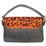 Aleide Borsa a mano da donna Vera pelle 04858-LEO P ARANCIONE Gave Lux