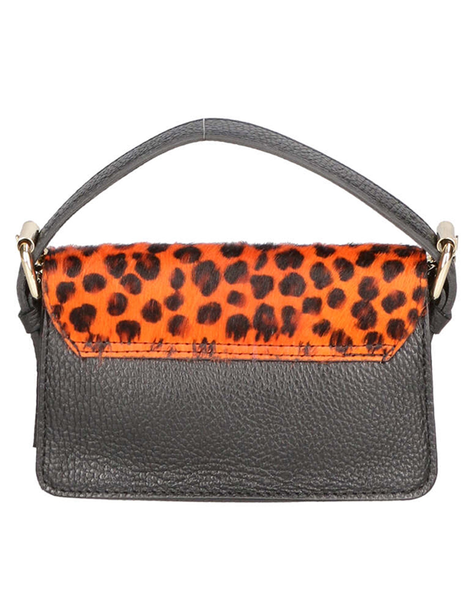 Aleide Borsa a mano da donna Vera pelle 04858-LEO P ARANCIONE Gave Lux