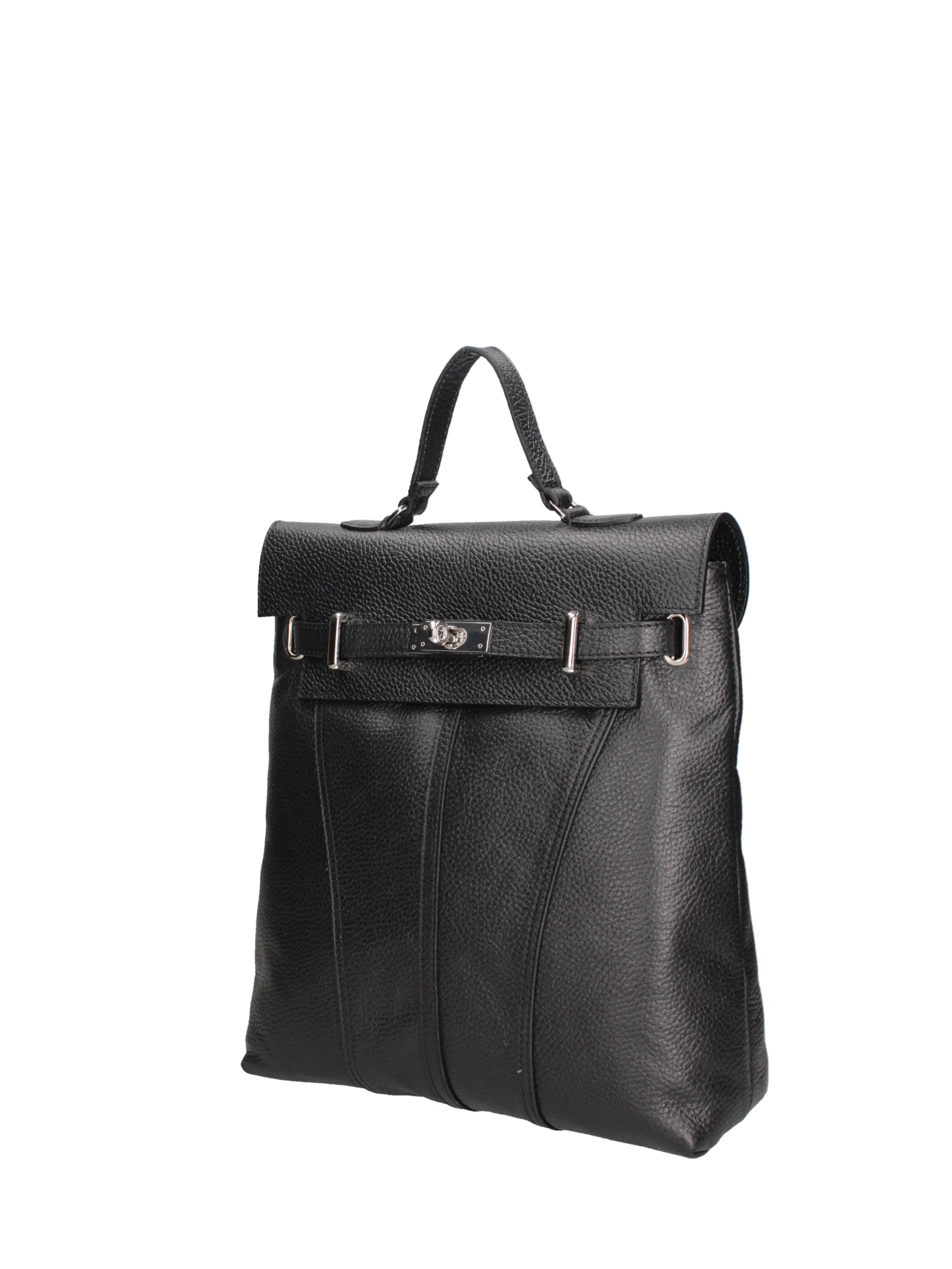 Borsa a mano da donna Vera pelle 07248-D28 NERO Roberta Rossi